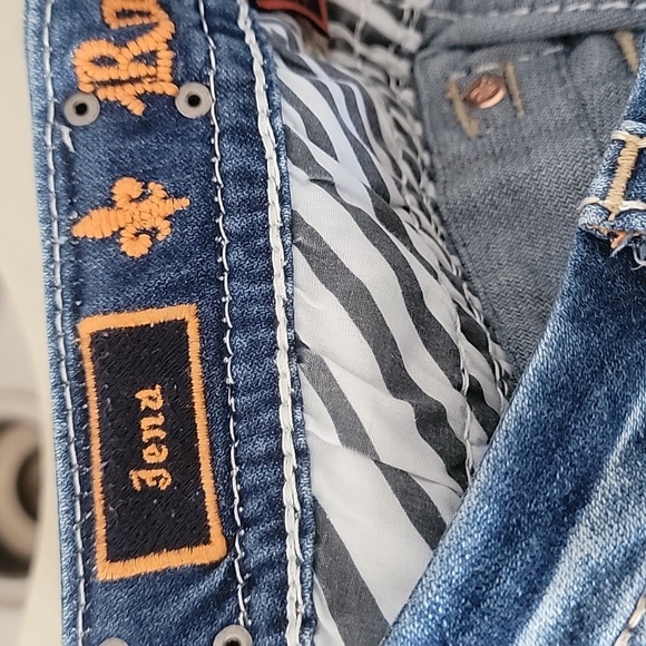 ROCK REVIVAL JEANS JENA MID RISE BOOT 26 DENIM PANTS - Picture 5 of 7